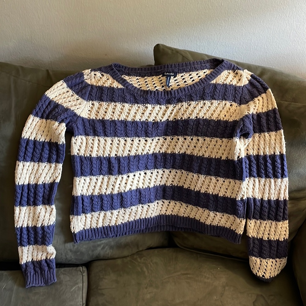 Splendid Crop Knit Sweater